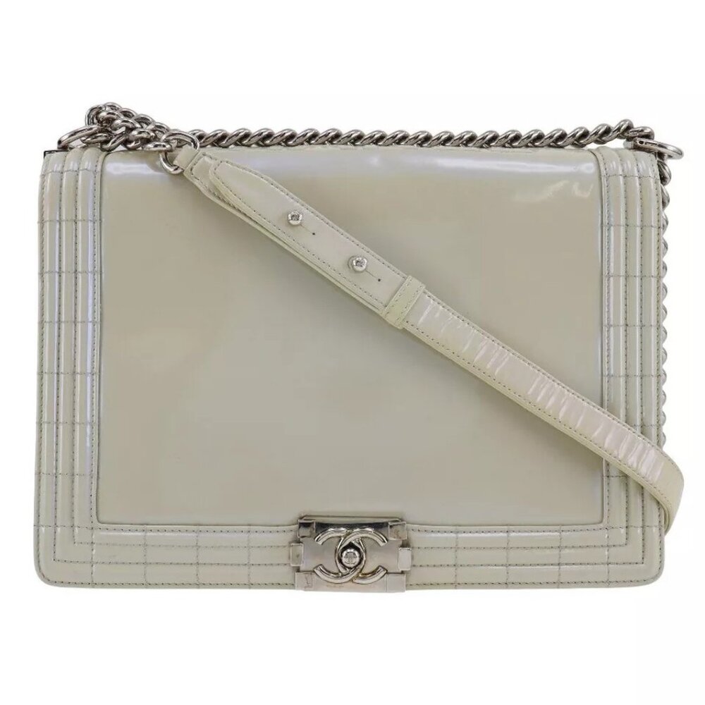 CHANEL ChainShoulder Shoulder Bag Boy chanel enamel Women